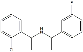  [1-(2-chlorophenyl)ethyl][1-(3-fluorophenyl)ethyl]amine