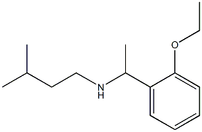 [1-(2-ethoxyphenyl)ethyl](3-methylbutyl)amine 化学構造式