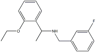  [1-(2-ethoxyphenyl)ethyl][(3-fluorophenyl)methyl]amine