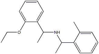 [1-(2-ethoxyphenyl)ethyl][1-(2-methylphenyl)ethyl]amine Structure