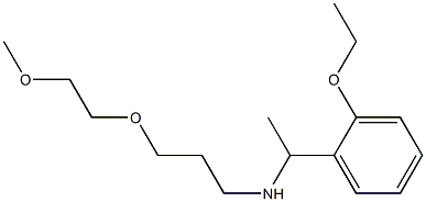 [1-(2-ethoxyphenyl)ethyl][3-(2-methoxyethoxy)propyl]amine Structure