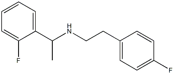  [1-(2-fluorophenyl)ethyl][2-(4-fluorophenyl)ethyl]amine