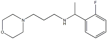 [1-(2-fluorophenyl)ethyl][3-(morpholin-4-yl)propyl]amine Structure