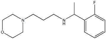 [1-(2-fluorophenyl)ethyl][3-(morpholin-4-yl)propyl]amine|