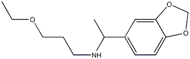  [1-(2H-1,3-benzodioxol-5-yl)ethyl](3-ethoxypropyl)amine