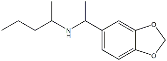 [1-(2H-1,3-benzodioxol-5-yl)ethyl](pentan-2-yl)amine,,结构式