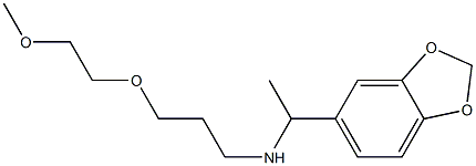[1-(2H-1,3-benzodioxol-5-yl)ethyl][3-(2-methoxyethoxy)propyl]amine