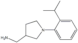 [1-(2-isopropylphenyl)pyrrolidin-3-yl]methylamine 结构式