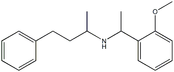 [1-(2-methoxyphenyl)ethyl](4-phenylbutan-2-yl)amine Struktur