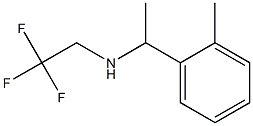 [1-(2-methylphenyl)ethyl](2,2,2-trifluoroethyl)amine Structure