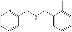 [1-(2-methylphenyl)ethyl](pyridin-2-ylmethyl)amine Struktur