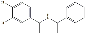 [1-(3,4-dichlorophenyl)ethyl](1-phenylethyl)amine Structure