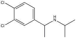 [1-(3,4-dichlorophenyl)ethyl](propan-2-yl)amine 化学構造式