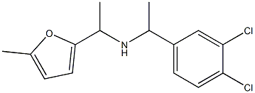 [1-(3,4-dichlorophenyl)ethyl][1-(5-methylfuran-2-yl)ethyl]amine Structure