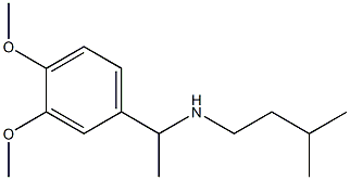 [1-(3,4-dimethoxyphenyl)ethyl](3-methylbutyl)amine Struktur