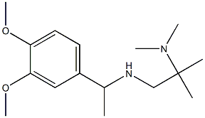 [1-(3,4-dimethoxyphenyl)ethyl][2-(dimethylamino)-2-methylpropyl]amine Struktur
