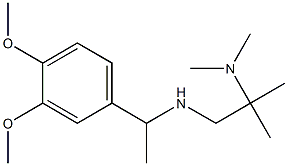 [1-(3,4-dimethoxyphenyl)ethyl][2-(dimethylamino)-2-methylpropyl]amine 结构式