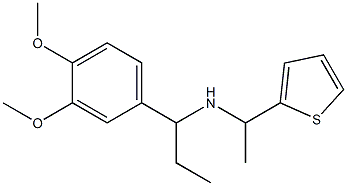 [1-(3,4-dimethoxyphenyl)propyl][1-(thiophen-2-yl)ethyl]amine