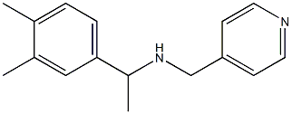 [1-(3,4-dimethylphenyl)ethyl](pyridin-4-ylmethyl)amine|