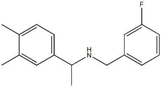 [1-(3,4-dimethylphenyl)ethyl][(3-fluorophenyl)methyl]amine