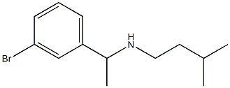 [1-(3-bromophenyl)ethyl](3-methylbutyl)amine|