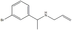 [1-(3-bromophenyl)ethyl](prop-2-en-1-yl)amine Struktur