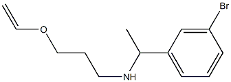 [1-(3-bromophenyl)ethyl][3-(ethenyloxy)propyl]amine Structure