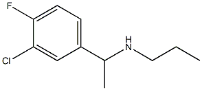 [1-(3-chloro-4-fluorophenyl)ethyl](propyl)amine