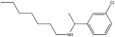 [1-(3-chlorophenyl)ethyl](heptyl)amine,,结构式