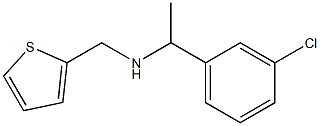 [1-(3-chlorophenyl)ethyl](thiophen-2-ylmethyl)amine|