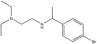 [1-(4-bromophenyl)ethyl][2-(diethylamino)ethyl]amine Structure