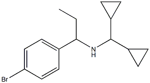  [1-(4-bromophenyl)propyl](dicyclopropylmethyl)amine