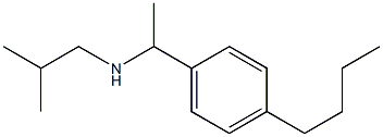 [1-(4-butylphenyl)ethyl](2-methylpropyl)amine Struktur