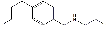 [1-(4-butylphenyl)ethyl](propyl)amine,,结构式