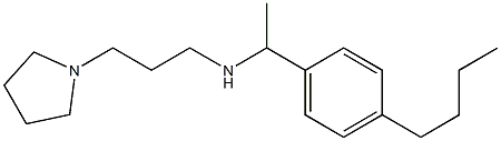 [1-(4-butylphenyl)ethyl][3-(pyrrolidin-1-yl)propyl]amine