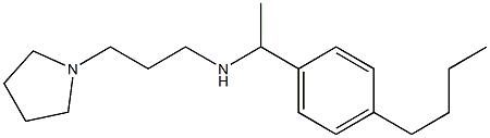  [1-(4-butylphenyl)ethyl][3-(pyrrolidin-1-yl)propyl]amine