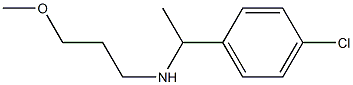 [1-(4-chlorophenyl)ethyl](3-methoxypropyl)amine Structure