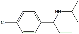 [1-(4-chlorophenyl)propyl](propan-2-yl)amine Structure