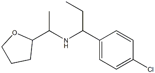  [1-(4-chlorophenyl)propyl][1-(oxolan-2-yl)ethyl]amine