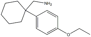 [1-(4-ethoxyphenyl)cyclohexyl]methanamine Struktur