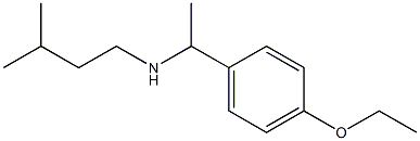 [1-(4-ethoxyphenyl)ethyl](3-methylbutyl)amine 结构式