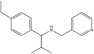 [1-(4-ethylphenyl)-2-methylpropyl](pyridin-3-ylmethyl)amine Structure