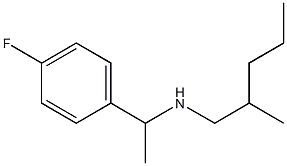 [1-(4-fluorophenyl)ethyl](2-methylpentyl)amine Structure