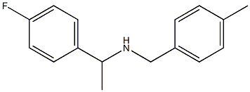  [1-(4-fluorophenyl)ethyl][(4-methylphenyl)methyl]amine