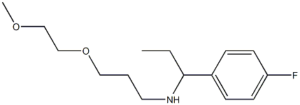  [1-(4-fluorophenyl)propyl][3-(2-methoxyethoxy)propyl]amine