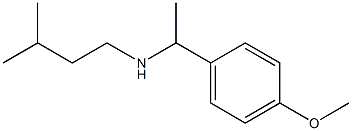 [1-(4-methoxyphenyl)ethyl](3-methylbutyl)amine Structure