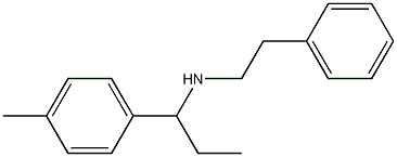 [1-(4-methylphenyl)propyl](2-phenylethyl)amine,,结构式
