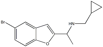 [1-(5-bromo-1-benzofuran-2-yl)ethyl](cyclopropylmethyl)amine