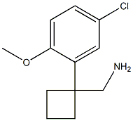 [1-(5-chloro-2-methoxyphenyl)cyclobutyl]methanamine
