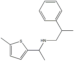 [1-(5-methylthiophen-2-yl)ethyl](2-phenylpropyl)amine